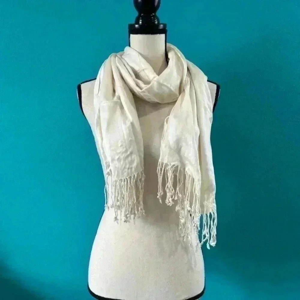 White scarf